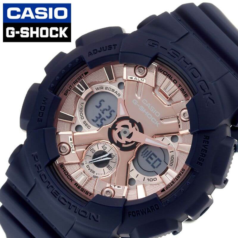 楽天腕時計ギフトのパピヨンジーショック Gショック G-SHOCK カシオ 腕時計 CASIO 時計 男性 向け メンズ クォーツ 電池式 GMA-S120MF-2A2 かっこいい 彼氏 夫 人気 おすすめ おしゃれ ブランド 記念日 誕生日 プレゼント ギフト