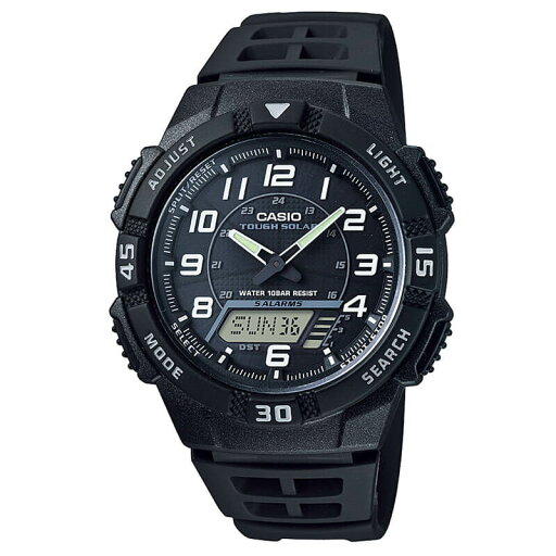 カシオ 腕時計 CASIO 時計 スタンダード STANDARD 男性 向け メンズ ソーラークォーツ AQ-S800W-1BJH かっこいい 彼氏 夫 人気 おすすめ おしゃれ ブランド 記念日 誕生日 プレゼント ギフト
