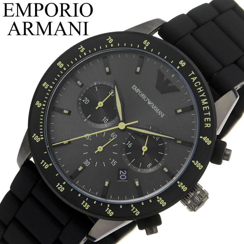 エンポリオアルマーニ AR6072 腕時計（メンズ） エンポリオ アルマーニ 腕時計 EMPORIO ARMANI 時計 エンポリオ アルマーニ EMPORIO ARMANI マリオ MARIO 男性 向け メンズ 黒 ブラック 革ベルト レザーベルト 日付 カレンダー クロノグラフ AR11410 かっこいい シンプル おすすめ おしゃれ ブランド プレゼント ギフト