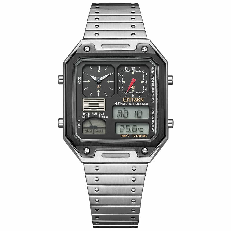 シチズン 腕時計 CITIZEN 時計 レコードレーベル サーモセンサー RECORD LABEL THERMO SENSOR メンズ レディース 男性 女性 ユニセックス レトロ アンティーク カレンダー クォーツ JG2126-69E 人気 おすすめ おしゃれ ブランド プレゼント ギフト 誕生日 記念日