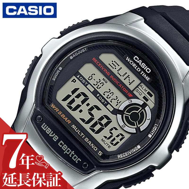 ウェーブセプター カシオ 電波 腕時計 CASIO 時計 ウェーブセプター wave ceptor 男性 向け メンズ クォーツ WV-M60R-1AJF かっこいい 電波 夫 彼氏 人気 おすすめ おしゃれ ブランド 記念日 誕生日 プレゼント ギフト