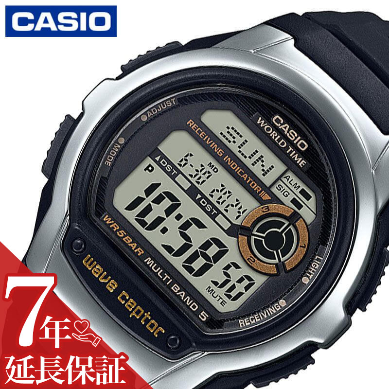 ウェーブセプター カシオ 電波 腕時計 CASIO 時計 ウェーブセプター wave ceptor 男性 向け メンズ クォーツ WV-M60R-9AJF かっこいい 電波 夫 彼氏 人気 おすすめ おしゃれ ブランド 記念日 誕生日 プレゼント ギフト