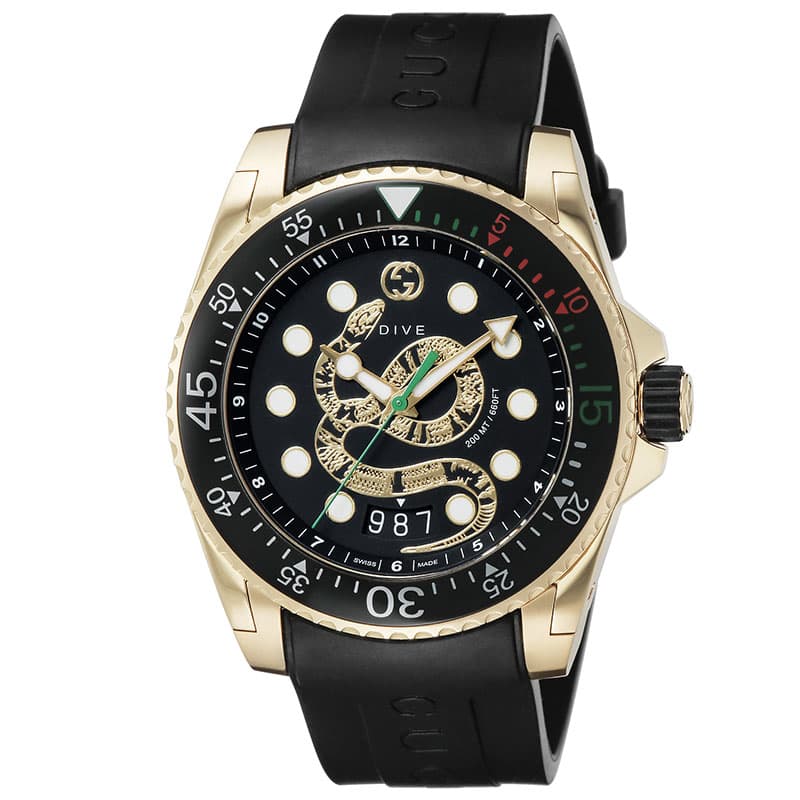 グッチ 腕時計 GUCCI 時計 ダイヴ DIVE メンズ YA136219 男性 ブラック イタリア ブランド 高級 人気 フ p-select-10105304 腕時計ギフトのパピヨン サンプル画像2