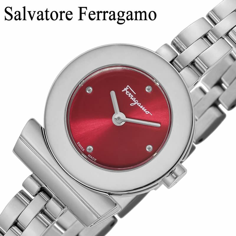 サルバトーレフェラガモ 腕時計 Salvatore Ferragamo 時計 ガンチーノ GANCINO レディース 腕時計 レッド FBF060017 イタリア ブランド 高級 人気 おすすめ おしゃれ ブランド