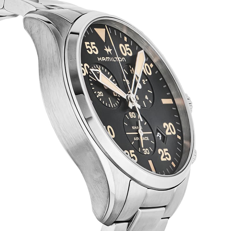 ハミルトン 腕時計 HAMILTON 時計 カーキアビエーション Khaki Aviation メンズ 腕時計 ブラック H76722131 アメリカ 話題 大人 社会人 紳士 人気 おすすめ おしゃれ ブランド プレゼント ギフト