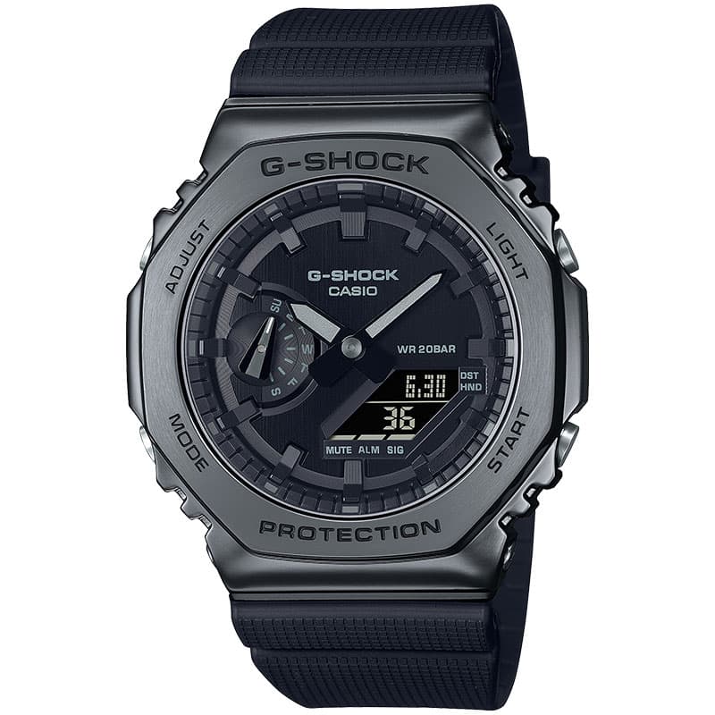 カシオ 腕時計 CASIO 時計 カシオ CASIO Gショック ブラックアウト G-SHOCK METEL COVERED 男性 向け メンズ メタル オールブラック GM-2100BB-1AJF 人気 おすすめ おしゃれ ブランド プレゼント ギフト 防水 アウトドア キャンプ フェス 頑丈 8角形 八角形 オクタゴン