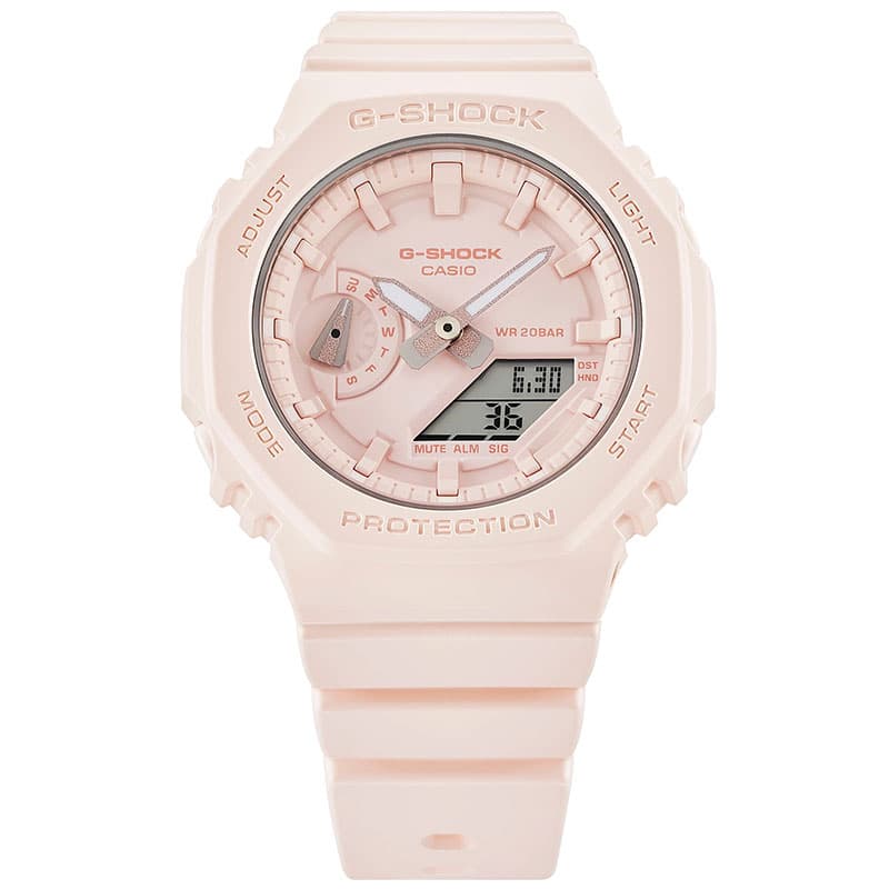 カシオ 腕時計 CASIO 時計 カシオ CASIO Gショック ワントーンカラーモデル G-SHOCK SMOKY COLORS アナデジ マット GMA-S2100BA-4AJF 人気 おすすめ おしゃれ ブランド プレゼント ギフト 防水 アウトドア キャンプ フェス 頑丈 パステル ピンク 淡色 アナデジ