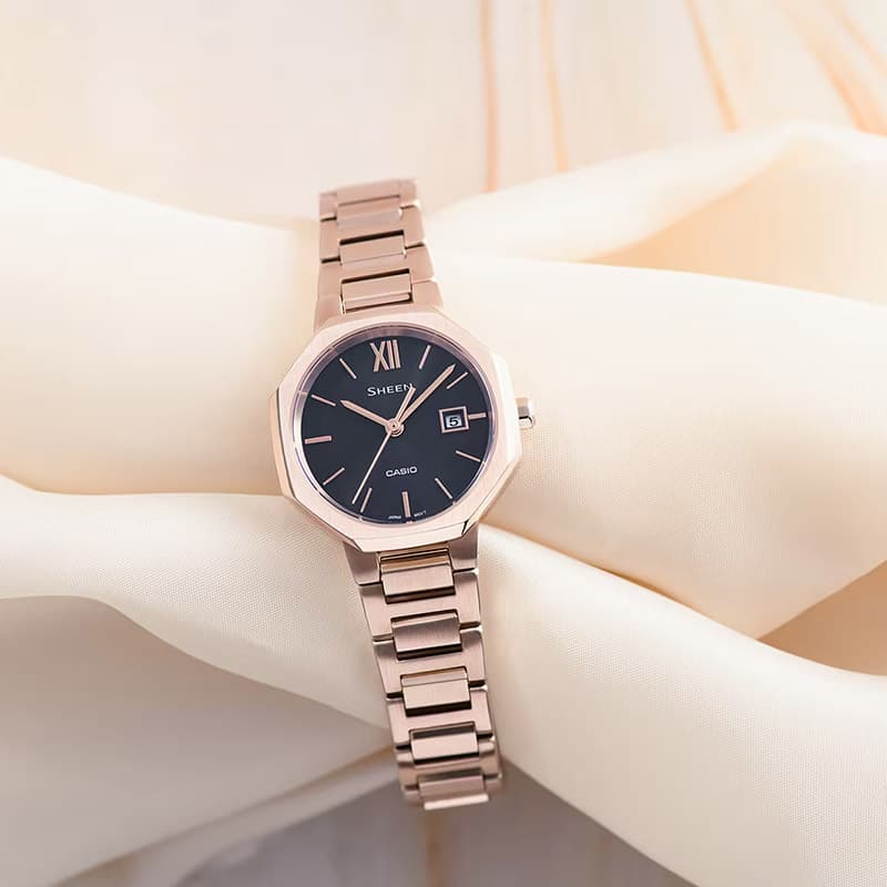 カシオ 腕時計 CASIO 時計 シーン SHEEN 女性 向け レディース ビジネス オフィス きれいめ かわいい SHS-4529CG-1AJF 人気 おすすめ おしゃれ ブランド プレゼント ギフト バースデー お祝い 卒業 入学 進学 研修 贈り物 退職 合格 転勤 景品