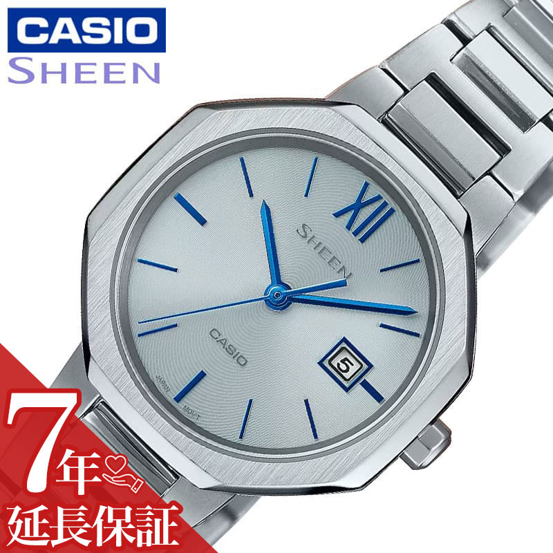 樂天商城 - 【最大5,000円引き】【20％OFF】カシオ 腕時計 CASIO 時計 カシオ CASIO シーン SHEEN 女性 向け レディース ビジネス オフィス きれいめ かわいい カワイイ SHS-4529D-7AJF 人気 おすすめ おしゃれ ブランド プレゼント ギフト バースデー お祝い 卒業 入学 進学 研修 退職
