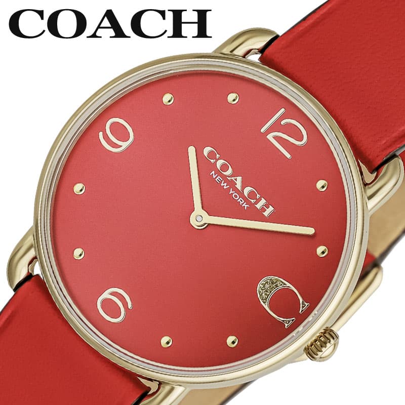 腕時計 女の子（売れ筋ランキング） コーチ 腕時計 COACH 時計 コーチ COACH エリオット ELLIOT 女性 向け レディース レザー シンプル きれいめ かわいい カワイイ 定番 プレゼント 万能 大人カジュアル センス CO-14504249 人気 おすすめ おしゃれ ブランド ギフト バースデー 記念日 お祝い 卒業 入学 進学