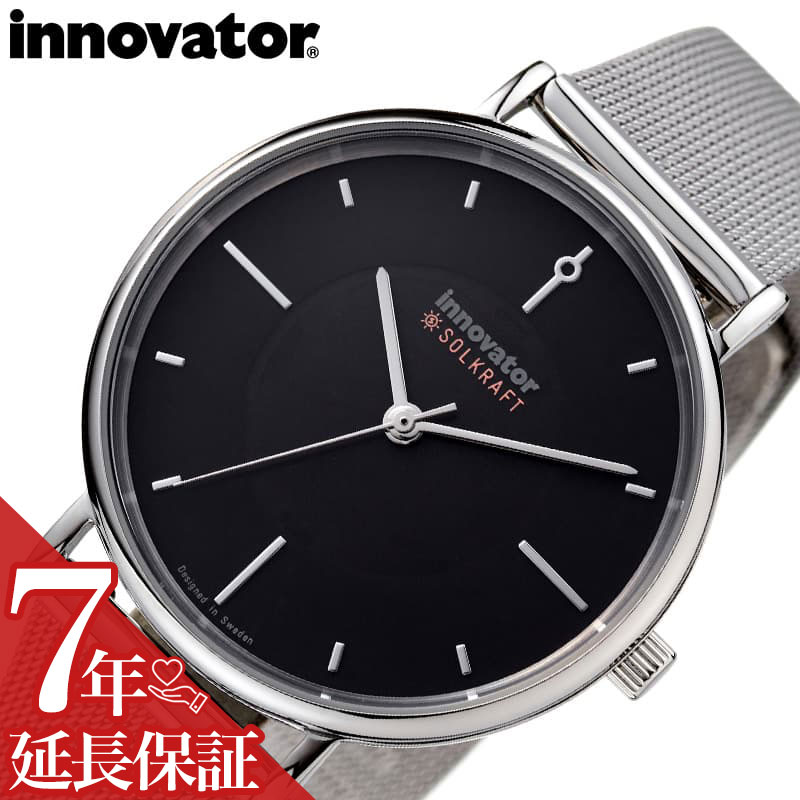 イノベーター 腕時計 innovator 時計 イノベーター innovator ソルクラフト SOLKRAFT 男性 メンズ ソーラー 電池交換不要 シンプル ミニマル デザイナーズ インテリア 北欧 小ぶり IN-0013-0 人気 おすすめ おしゃれ ブランド プレゼント ギフト バースデー 記念日 お祝い