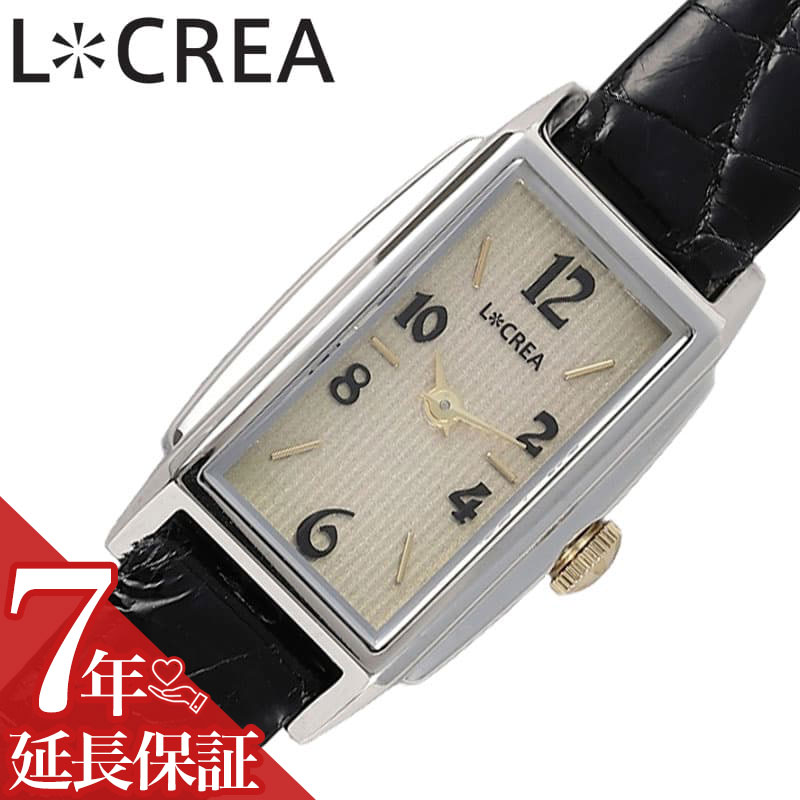 FRANCK MULLER - ルクレア 腕時計 LCREA 時計 レクタングル レディース 腕時計 シルバー ソーラー ビジネス 女性 ソーラー 電池交換不要 日本製 可愛い かわいい カワイイ ファッション レディースファッション エレガンス 人気 おすすめ おしゃれ ブランド プレゼント ギフト LC2002-SSCBK