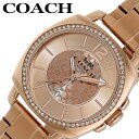 コーチ 腕時計 COACH 時計 ボーイフレンド レディース ピンクゴールド 仕事 ビジネス スーツ フォーマル ファツション 誕生日 記念日 お祝い 就活 就...