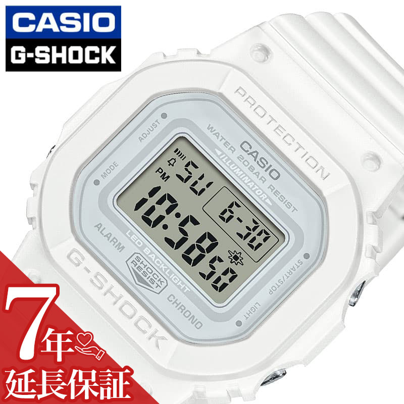 カシオ G-SHOCK 腕時計（レディース） カシオ 腕時計 CASIO 時計 ジーショック デジタル G-SHOCK DIGITAL レディース ホワイト GSHOCK Gショック 女性 頑丈 タフ タフネス 防水 ファッション レディースファッション GMD-S5600BA-1JF スポーツ 学生 学校 人気 おすすめ おしゃれ ブランド プレゼント ギフト