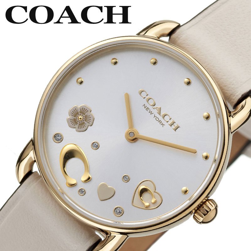 コーチ 腕時計 COACH 時計 エリオット ELLIOT レディース ホワイト 女性 女子 大人 仕事 ビジネス スーツ オフィス 入学祝い 卒業祝い 就職祝い 誕生日 記念日 お祝い 贈り物 彼女 妻 嫁 さん ママ 母 娘 14504305 定番 人気 おすすめ おしゃれ ブランド プレゼント ギフト