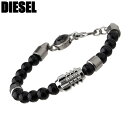 ディーゼル ブレスレット DIESEL アクセサリー メンズ ブレスレット 男性 ビーズ ビーズブレスレット 誕生日 記念日 お祝い 贈り物 彼氏 夫 旦那 様...