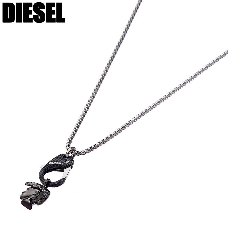 ディーゼル ネックレス DIESEL アクセサリー メンズ ネックレス ペンダント ブレイブマン モヒカン 男..
