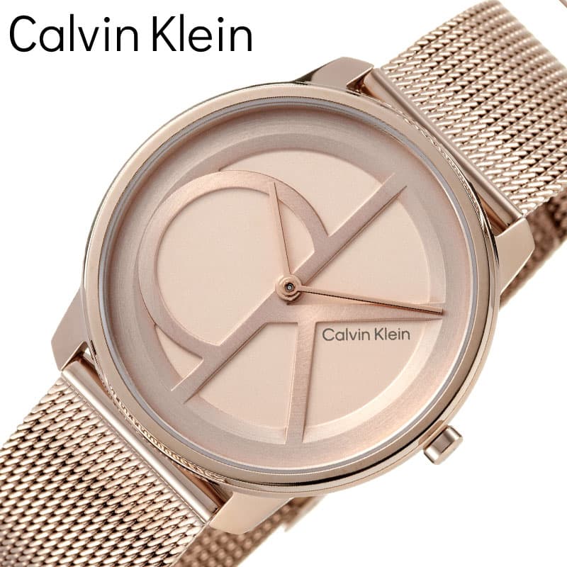 カルバンクライン 腕時計 Calvin Klein 時計 アイコニック クォーツ レディース 女性 アナログ メタル メタルバンド ファッション ピンクゴールド シンプル カジュアル 彼女 嫁 さん お母さん 母親 ママ 友達 記念日 プレゼント CK-25200035 人気 おすすめ おしゃれ ブランド その1