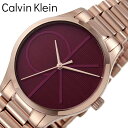 カルバンクライン 腕時計 Calvin Klein 時計 アイコニック レッド クォーツ レディース 女性 アナログ メタル メタルバンド ファッション シンプ...