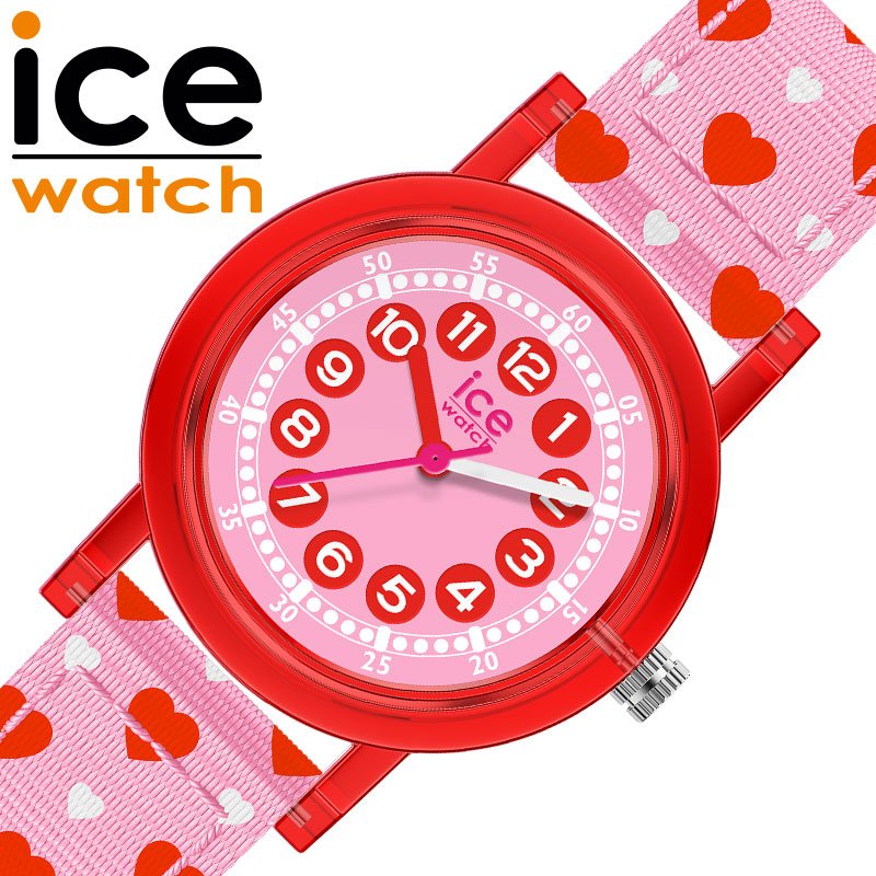 アイスウォッチ icewatch 腕時計 時計 アイスラーニング ICE learning 可愛い かわいい パステルピンク 女の子 こども 子供 子ども 子ども用 キッズ ジュニア 小学生 学校 ハート 入学祝い 卒業祝い 誕生日 プレゼント 娘 姪 孫 ICE-022690 人気 おすすめ おしゃれ ブランド