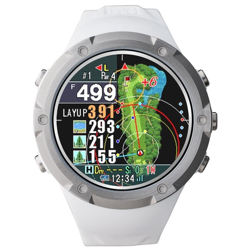 ショットナビ 腕時計 Shot Navi 時計 エボルブ アルファ EVOLVE α ホワイト 白 ゴ...