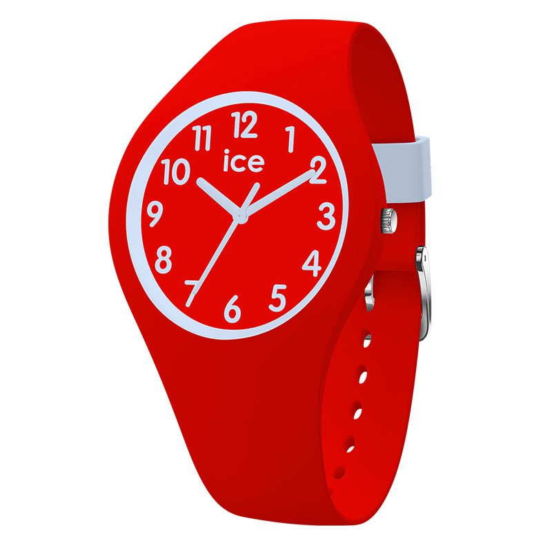アイスウォッチ 腕時計 ICEWATCH 時計 アイス オラ キッズ ICE ola kids 022742 シリコン シリコンベルト 男の子 女の子 男子 女子 小学生 子供 子ども こども レッド 赤 ホワイト 派手 シンプル 学習 かっこいい かわいい 可愛い ブランド 入学祝い プレゼント
