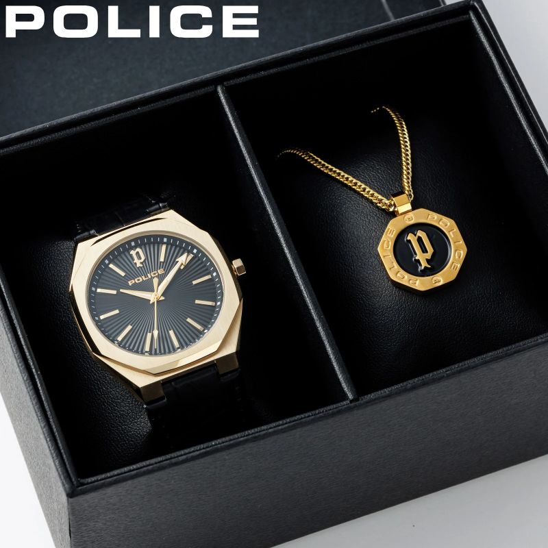 ポリス 腕時計 POLICE 時計 レインガ REINGA ブラック 男性 向け メンズ REINGA-GD 彼 彼氏 ギフト 大学生 新社会人 人気 おすすめ おしゃれ ブランド プレゼント