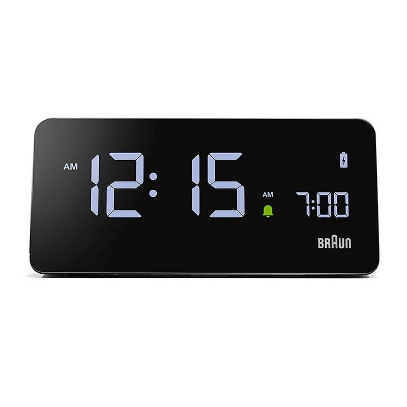 ブラウン 置時計 BRAUN ブラウン置時計 BC21B 目覚まし時計 ブラウン置時計 BC21B Digital Alarm Clock Qiワイヤレス充電 ブラック デジタルクォーツ 人気 おすすめ おしゃれ ブランド プレゼント ギフト [2]