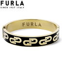 フルラ アクセサリー FURLA バングル フルラ FURLA アーチ バングル ARCH BANGLE ブラック、イエローゴールド 女性 向け レディース F...