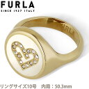 フルラ アクセサリー FURLA リング フルラ FURLA ハート リング HEART RING イエローゴールド 女性 向け レディース FJ0201RT0 人気 おすすめ おしゃれ ブランド プレゼント ギフト