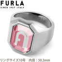 フルラ アクセサリー FURLA リング フルラ FURLA オクタゴナル リング OCTAGONAL RING シルバー、ピンク 女性 向け レディース FJ0301RT0 人気 おすすめ おしゃれ ブランド プレゼント ギフト