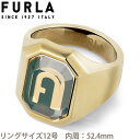 フルラ アクセサリー FURLA リング フルラ FURLA オクタゴナル リング OCTAGONAL RING イエローゴールド 女性 向け レディース FJ0302RT2 人気 おすすめ おしゃれ ブランド プレゼント ギフト