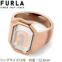 フルラ アクセサリー FURLA リング フルラ FURLA オクタゴナル リング OCTAGONAL RING ピンクゴールド 女性 向け レディース FJ0303RT2 人気 おすすめ おしゃれ ブランド プレゼント ギフト