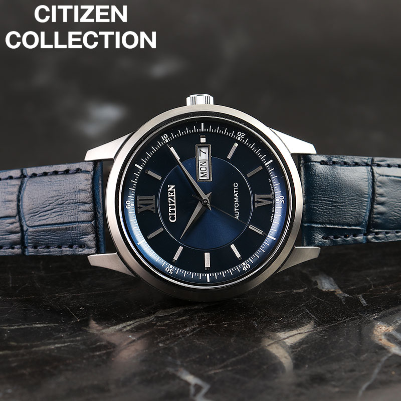 CASIO - シチズン 腕時計 CITIZEN 時計 シチズンコレクション COLLECTION ネイビー 男性 向け メンズ 機械式 自動巻き NY4050-11L 人気 おすすめ おしゃれ ブランド プレゼント ギフト