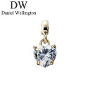 ダニエル ウェリントン アクセサリー Daniel Wellington チャーム ハート Charm Heart White Crystal G ゴールド/ク...