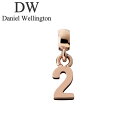 ダニエル ウェリントン アクセサリー Daniel Wellington チャーム ナンバー Charm Number 2 RG ローズゴールド DW00400...
