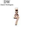 ダニエル ウェリントン アクセサリー Daniel Wellington チャーム ナンバー Charm Number 7 RG ローズゴールド DW00400...