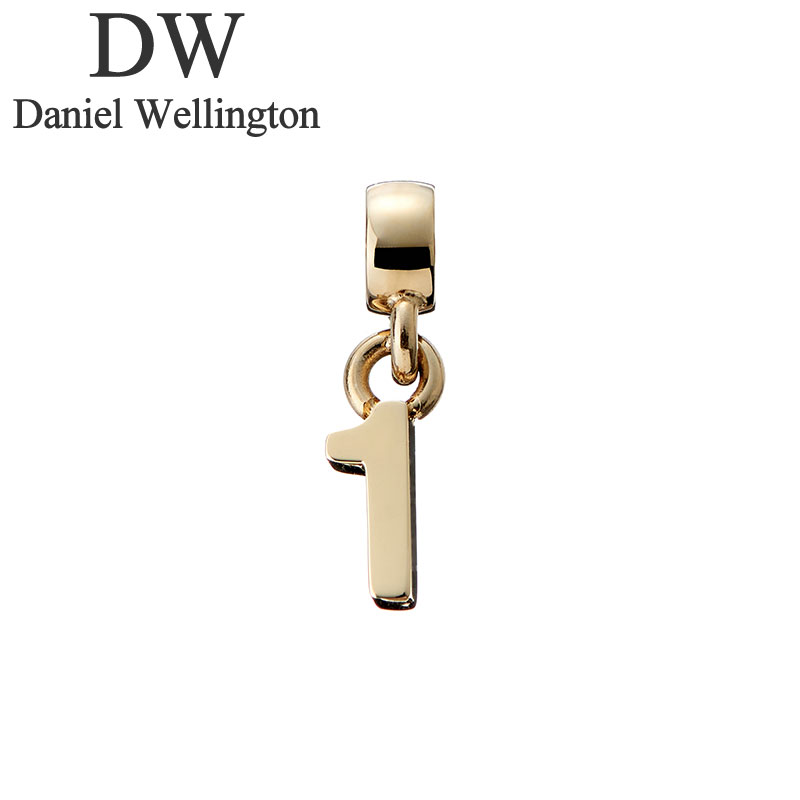 ダニエル ウェリントン アクセサリー Daniel Wellington チャーム ナンバー Charm Number 1 G ゴールド DW00400449 ...