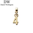 ダニエル ウェリントン アクセサリー Daniel Wellington チャーム ナンバー Charm Number 4 G ゴールド DW00400452 ...