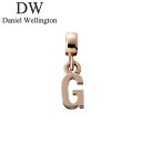 ダニエル ウェリントン アクセサリー Daniel Wellington チャーム レター Charm Letter G RG ローズゴールド DW004004...