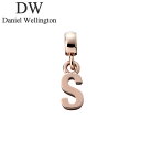 ダニエル ウェリントン アクセサリー Daniel Wellington チャーム レター Charm Letter S RG ローズゴールド DW004004...