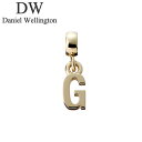 ダニエル ウェリントン アクセサリー Daniel Wellington チャーム レター Charm Letter G G ゴールド DW00400490 人...