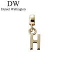 ダニエル ウェリントン アクセサリー Daniel Wellington チャーム レター Charm Letter H G ゴールド DW00400491 人...