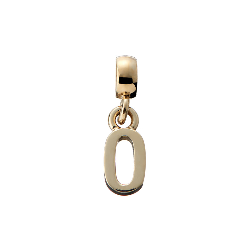 腕時計ギフトのパピヨンのダニエル ウェリントン アクセサリー Daniel Wellington チャーム レター Charm Letter O G ゴールド DW00400498 人気 おすすめ おしゃれ ブランド プレゼント ギフト｜アングル2