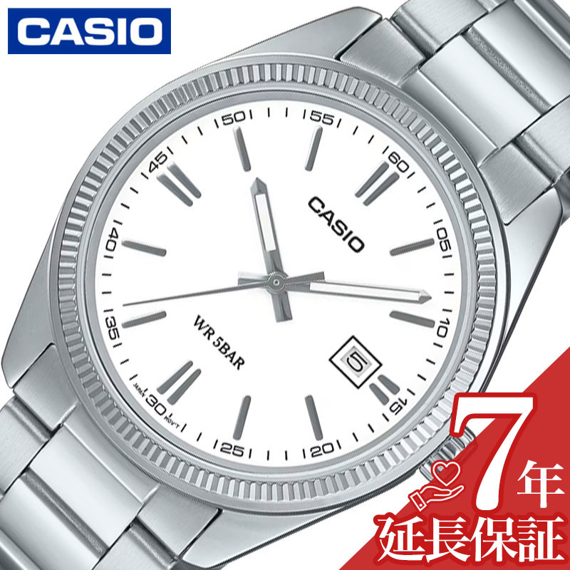 樂天商城 - カシオ 腕時計 CASIO 時計 カシオ CASIO カシオコレクション スタンダード CASIO Collection STANDARD ホワイト 男性 向け メンズ CASIO-MTP-1302D-7A1JF 人気 おすすめ おしゃれ ブランド プレゼント ギフト