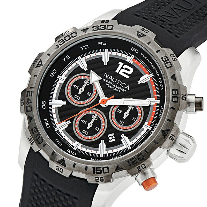 ノーティカ 腕時計 NAUTICA NST 時計 ノーティカ NAUTICA NST エヌエスティー BLACK/ORANGE/WHITE(ブラック/オレンジ/ホワイト) 男性 向け メンズ WNANAPNSS402 人気 おすすめ おしゃれ ブランド プレゼント ギフト
