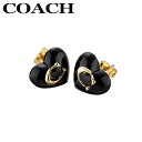 コーチ ピアス COACH レディース 女性 アクセサリー アクセ ジュエリー ブラック ゴールド 422706GLD001 ブランド シンプル かわいい 大人...