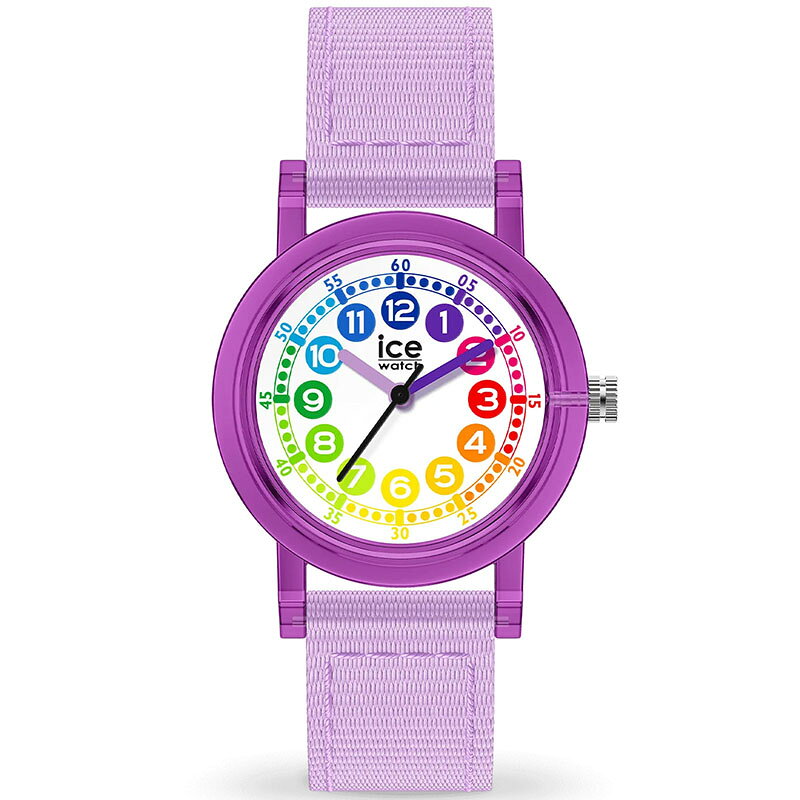 腕時計ギフトのパピヨンのアイス ウォッチ 腕時計 アイスラーニング ICE WATCH ICE learning 28mm キッズ ホワイト パープル 時計 クォーツ ICE-024499 人気 おすすめ おしゃれ ボーイズ ガールズ ブランド プレゼント ギフト【正規品】｜アングル3