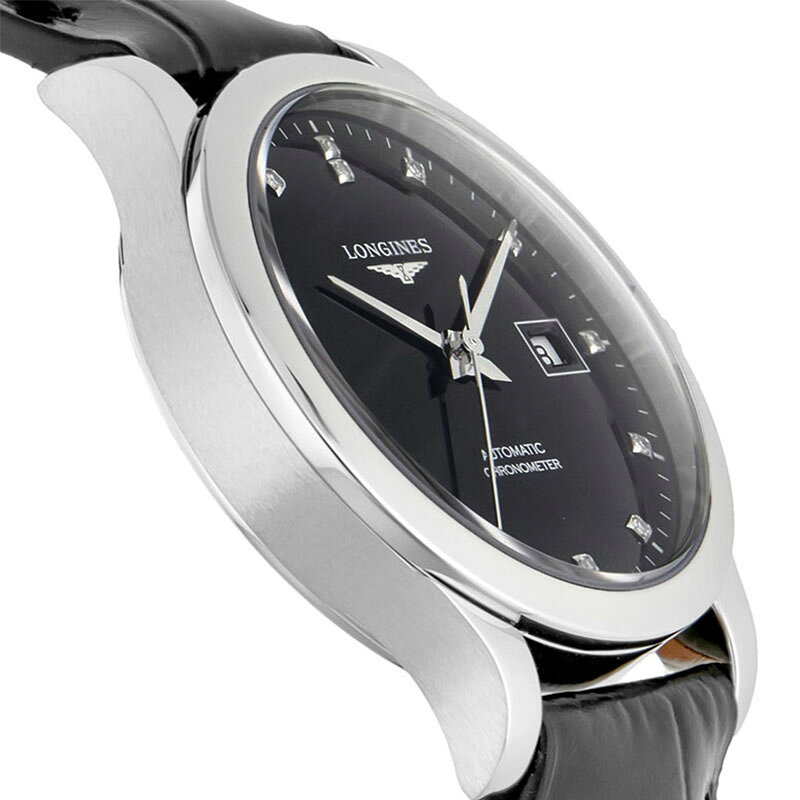 ロンジン 腕時計 LONGINES 時計 レコード RECORD レディース 腕時計 ブラック 機械式 自動巻き L2.321.4.57.2 人気 おすすめ ダイヤモンド おしゃれ かわいい きれいめ 華奢 上品 カジュアル ブランド プレゼント ギフト p-select-10109801 腕時計ギフトのパピヨン サンプル画像3