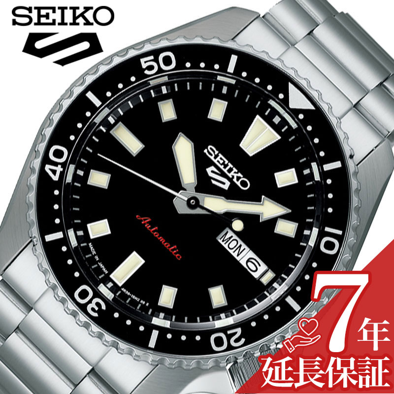 セイコー 腕時計 SEIKO 時計 セイコー SEIKO セイコー5 Seiko 5 Sports SKX Series ブラック 男性 向け メンズ 機械式 自動巻き SBSA305 人気 おすすめ おしゃれ ブランド プレゼント ギフト